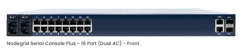 ZPE Nodegrid Serial Console Plus ZPE-NSCP-T16R-CORE-DAC terminalų prieigos serveris RS-232