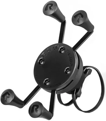 Dviračių telefono laikiklis RAM Mounts, juoda
