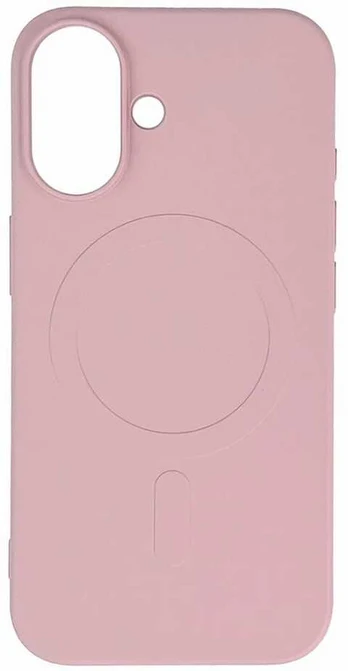 Hurtel Liquid Silikoninis dėklas with MagSafe for iPhone 16e - Rožinė