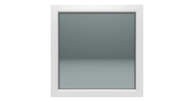 Uždarytas PVC langas Arutech Best Windows, 800*830, baltas