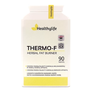 Thermo-F Herbal Fat Burner, 90 kapsulių
