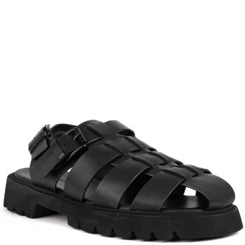 Basutės vyrams, Juoda, Sandals