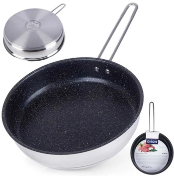 Plieninė keptuvė su granito danga- 26 cm