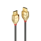 LINDY HDMI Kabelis Ultra High Speed 5m, Gold Line kaina