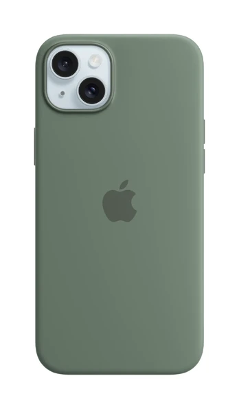 Telefono dėklas Apple Silicone Case with MagSafe, iPhone 15 Plus, žalia