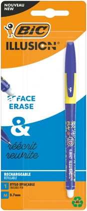 Tušinukas Bic Erase&Rewrite, mėlyna, 0.7 mm kaina