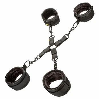 CalExotics Boundless Hog Tie - Adjustable Vegan Leather Restraint Set