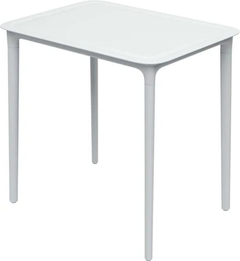 Rimo Baltasis sodo stalas 77,5 x 57,5 cm FERNE