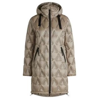 Pūkinis paltas moterims, Pilka, Down Coat