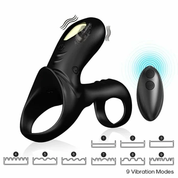 ARMONY Ranger Double Vibrator Ring for Couples Black, 9 Modes, Waterproof