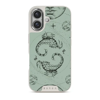 Scorpio - iPhone 16 Case, Elite Light (MagSafe) / Silver / Turquoise
