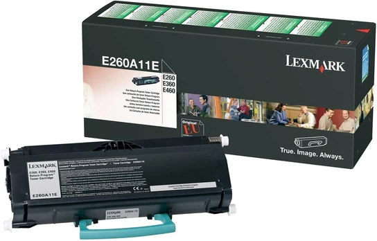 Tonerių kasetė Lexmark E260A11E, juoda