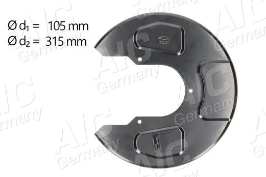 Apsauginis skydas, stabdžių diskas AIC 56412