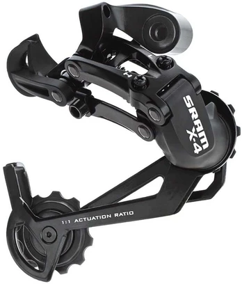 Shifter SRAM X-4 long leash, juodas