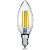 LED žvakė E14 su 4W kaitinamąja gija, 2700K Perjungimo reguliatorius