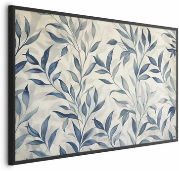 Artgeist Plakatas - Delicate Botanical Motif with Mėlyna Leaves