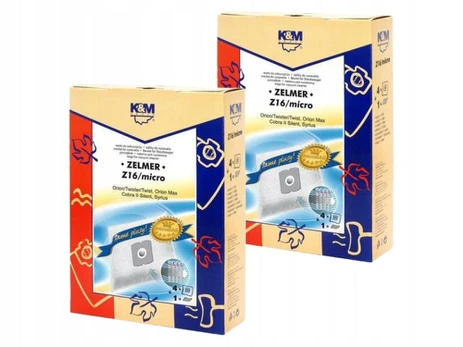Dulkių siurblio maišeliai Zelmer z16micro, 8 vnt.