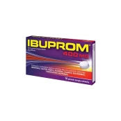 IBUPROM 400 mg plėvele dengtos tabletės N10 kaina
