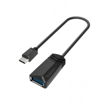 ADAPTERIS HAMA OTG USB-C WTYK - USB-A 3.2 GNIAZDO