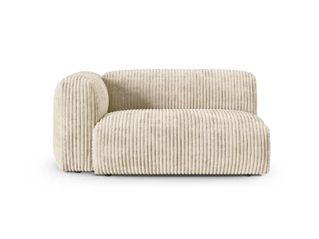 Modul Left, "Martina", 1 Seat, 160x120x75, Light Beige