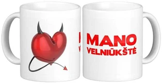 Puodelis "Mano velniūkštė"