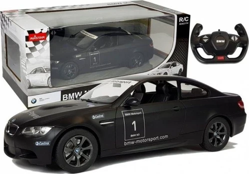 Automobilis R/C BMW M3 Rastar 1:14 Juodas