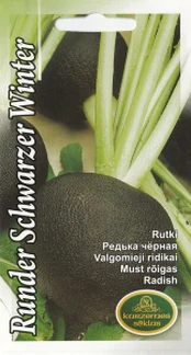 Valgomieji Ridikai Runder Schwarzer Winter