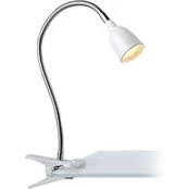LED prisegamas šviestuvas Tulip, baltas