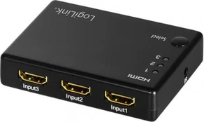 „LogiLink Switch“ jungiklis 3x1 HDMI, 1080p 60Hz, Su pput kaina