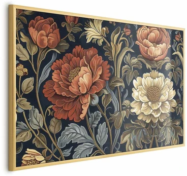 Artgeist Plakatas - Tapestry Large Retro Flowers