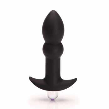 Tantus Perfect Butt Plug Plus Juodas Silicone Vibrating Plug 3 Modes