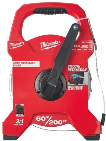 MILWAUKEE TAŚMA MIERNICZA WŁÓKNO SZKLANE 60m/200ft