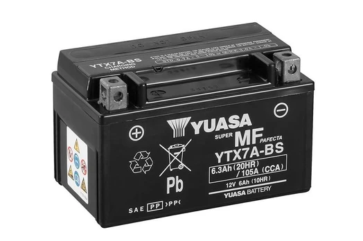 YUASA YTX7A-BS 6.3Ah (C20) akumuliatorius