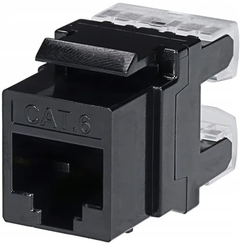 Keystone Rj-45 Lizdas Lan Kat.6 Juodas
