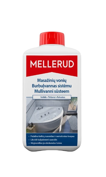 Masažinių vonių valiklis Mellerud, 1 l