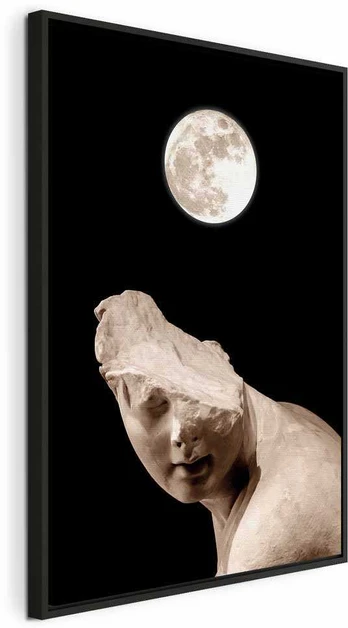 Artgeist Paveikslas - Moon and Statue (1 Part) Vertical