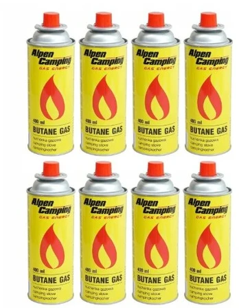 Butano dujos 400ml, 8 vnt.