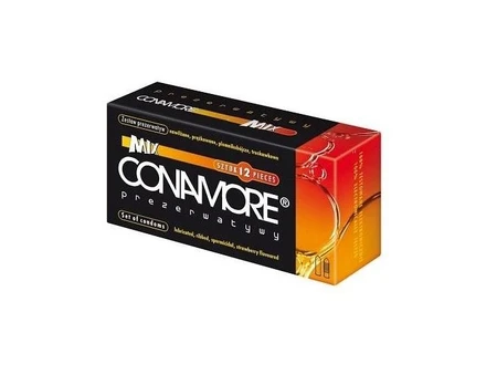 Conamore Mix prezervatyvų rinkinys 12 vnt