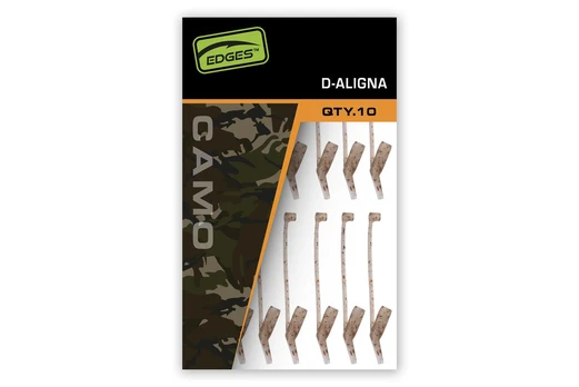 D-Rig sistemėlių elementai Fox Edges Camo D-Aligna, Standard, 10 vnt.