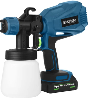 Akumuliatorinis purškimo įrankis 21 V 2000 mAh