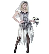 Karnavalinis kostiumas suaugusiems Widmann Ghostly Bride 054C, pilka, S