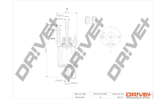 Kuro filtras Dr!ve+ DP1110.13.0019