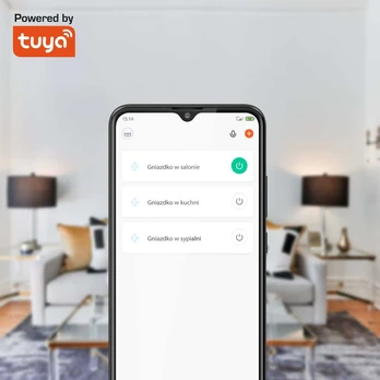Lizdas WiFi Kruger & Matz Connect P4 Balta Tuya