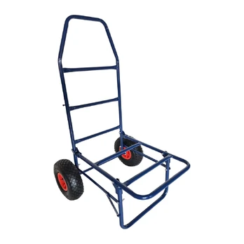 Relaxdays Sulankstomas transportavimo vežimėlis 80 kg plienas
