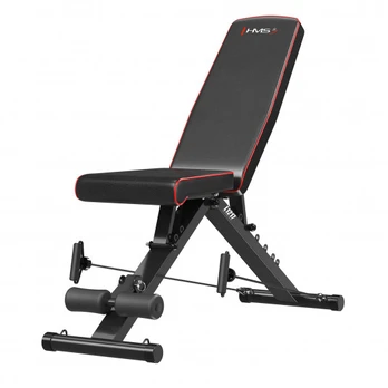 L1217 ADJUSTABLE EXERCISE BENCH WITH ROPES HMS