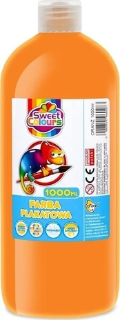 Krups Plakatų dažai oranžiniai 1000ml