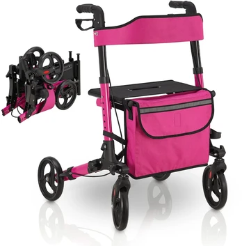 Juskys Rollator Vital 80x98 cm Violetinis Aliuminis