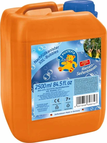 Pustefix Nachfllflasche XXL-Bubbles 2,5 Liter