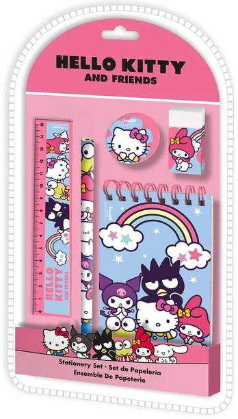 Kids Licensing Hello Kitty and Friends Stationery pack 5pcs