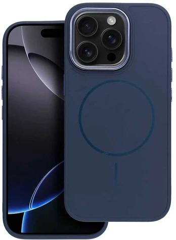Blue FRAME MAG COVER Case compatible with MagSafe for IPHONE 11 navy mėlynas